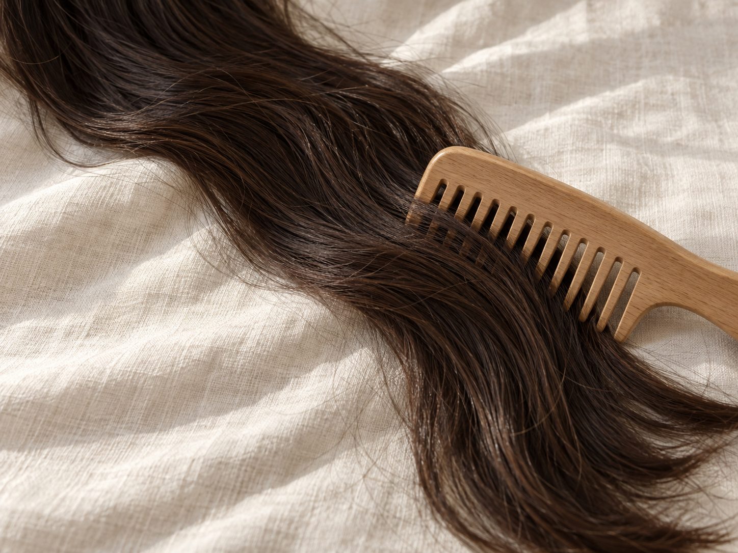 Concept image of hair and a comb